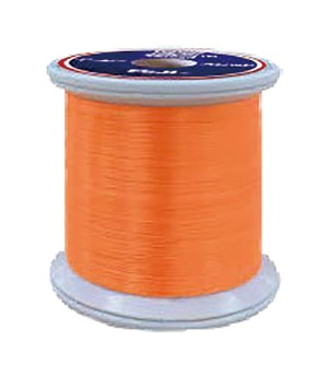 【在庫のみ】FUJI TACKLE PLUS+ EZ スレッド 透けないオレンジ (蛍光カラー) 100m巻 EZTHM-F08