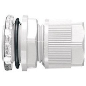 【数量限り】E2型ケイグランド ノックアウト接続用コネクタ 管用平行おねじ付き ストレート形 ライトグレー色品(標準品) E2BG0616