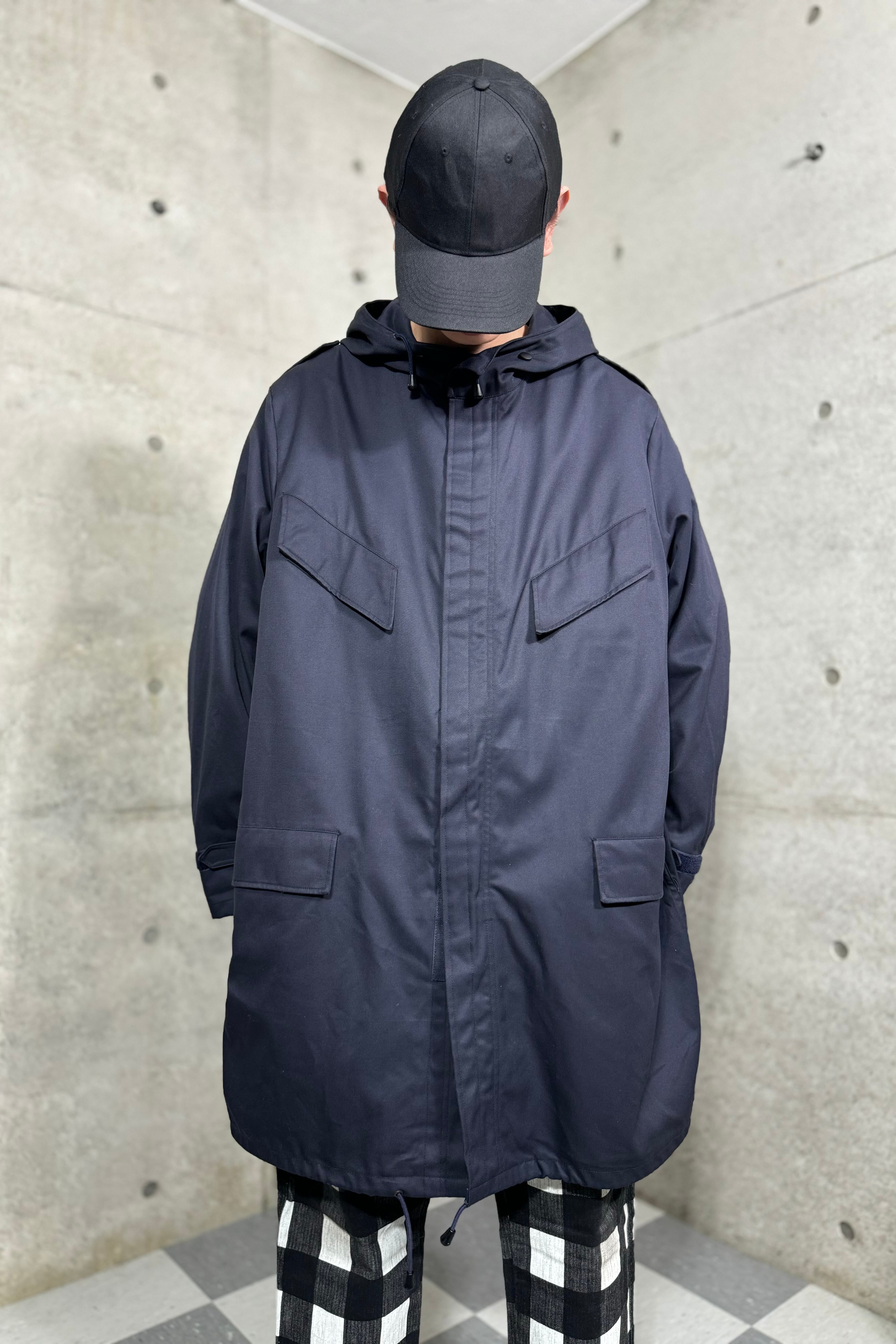 military oversilhouette coat