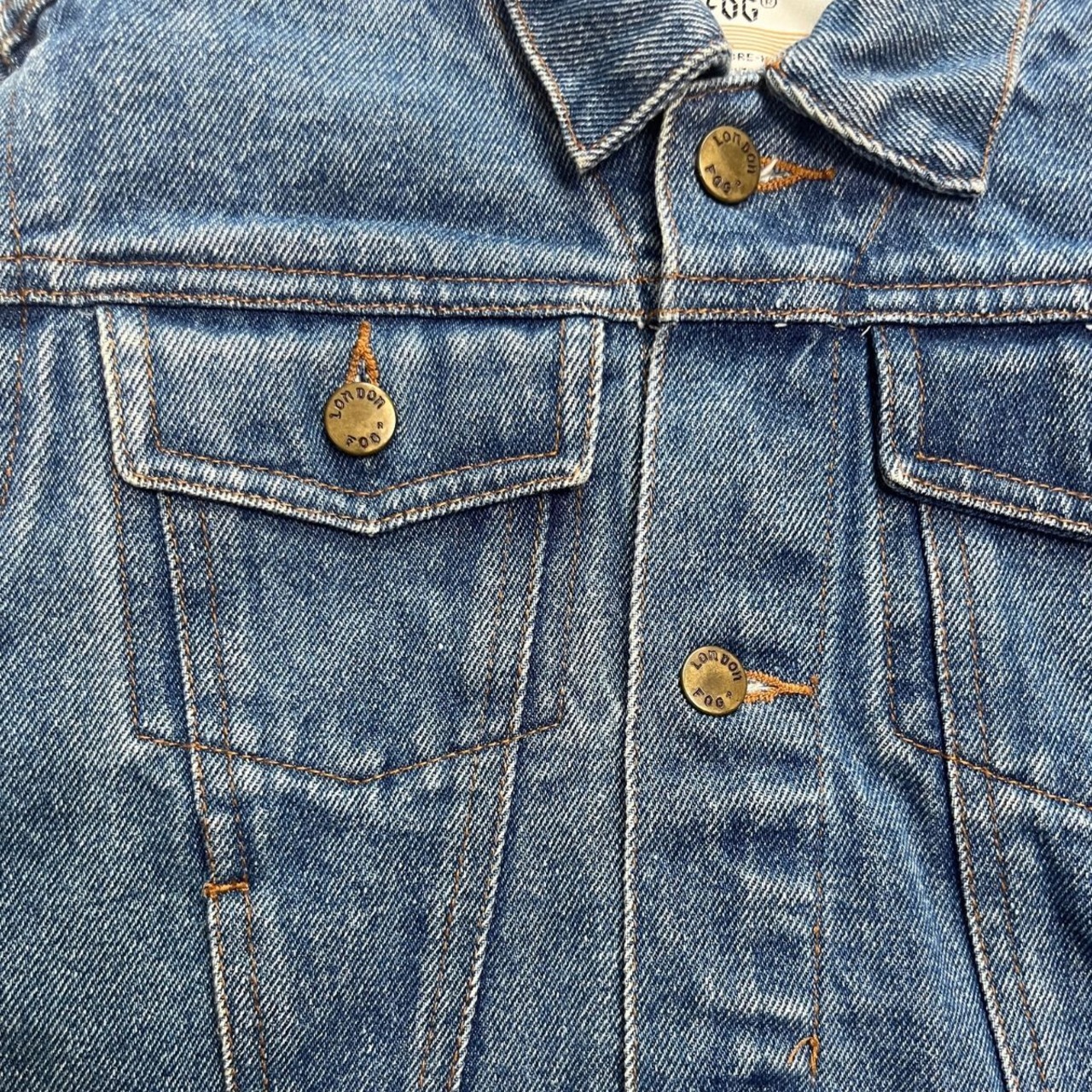 ＜VINTAGE＞Kids London Fog Denim Jacket 4T (2610JK03)｜キッズ ロンドンフォグ ヴィンテージ デニムジャケット - 6
