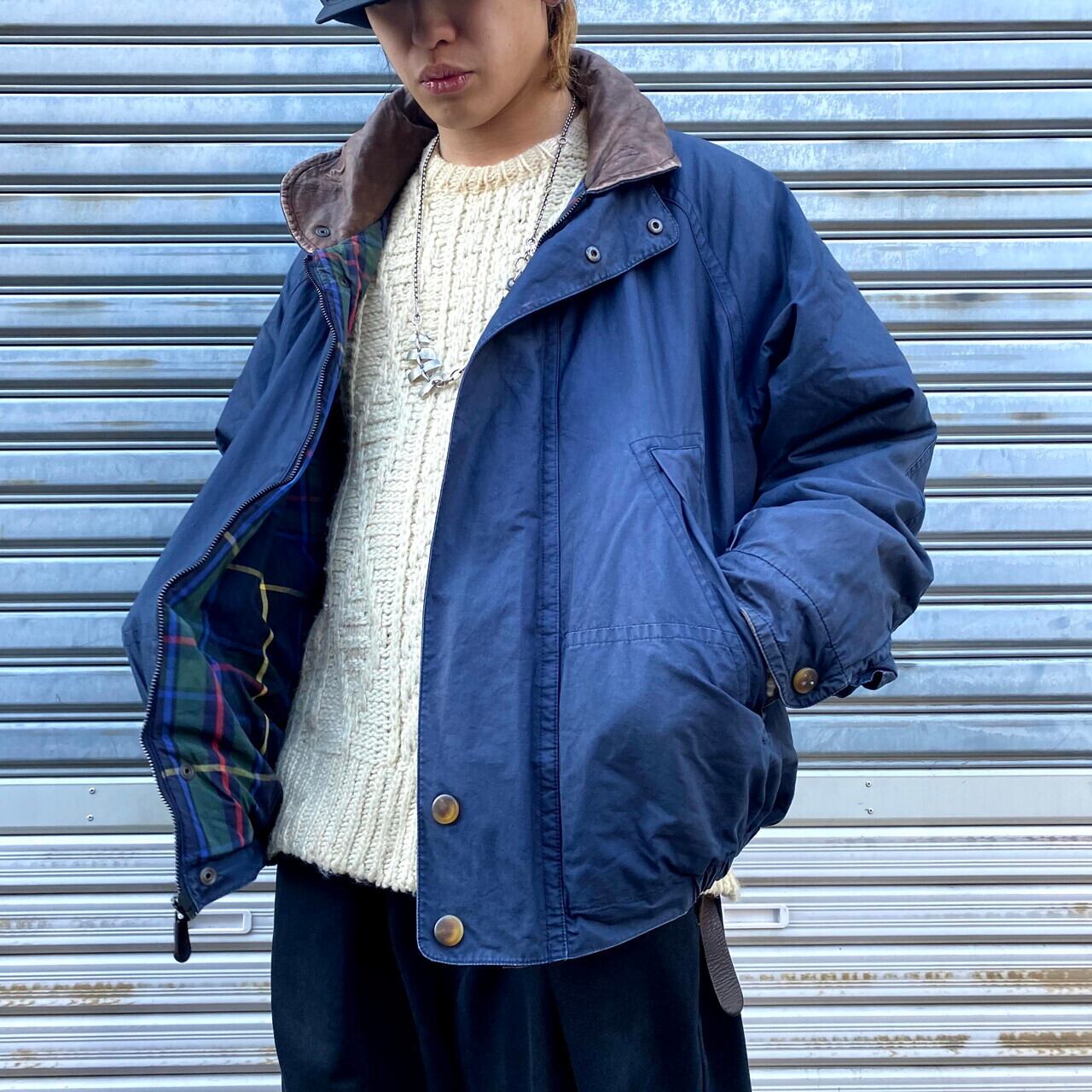 NAUTICA ノーティカ 中綿入り コットンジャケット メンズL 古着