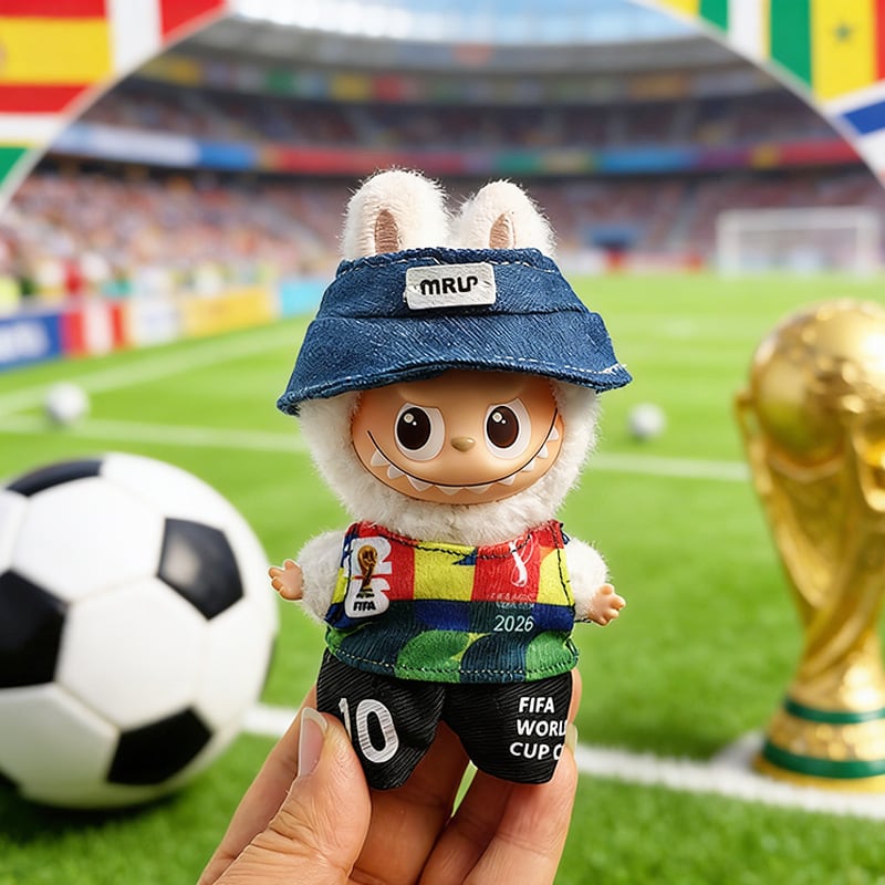 Labubu 4代用 カジュアル 2026 サッカー ユニフォーム トップス+パンツ