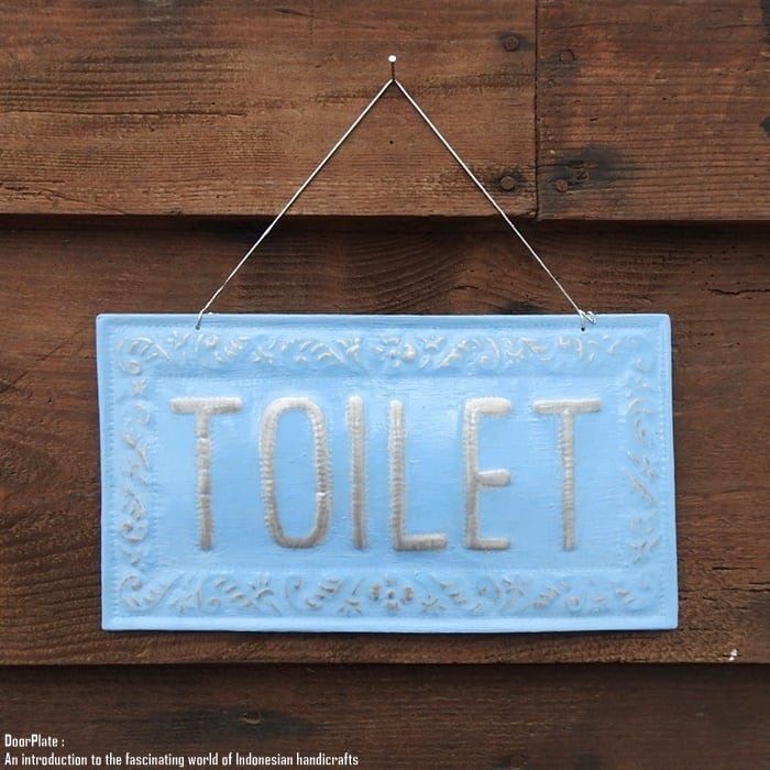 アルミ製 サインボード TOILET 30cm トイレ看板 おしゃれ 店舗看板