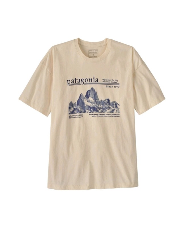 【patagonia】ウィメンズ・ハット・トリッパー・スカイライン・オーバーサイズ・Tシャツ / UDNL / 37902