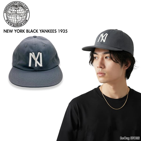 COOPERSTOWN BALLCAP クーパーズタウンボールキャップ NYBYC1935 DARKGREYF