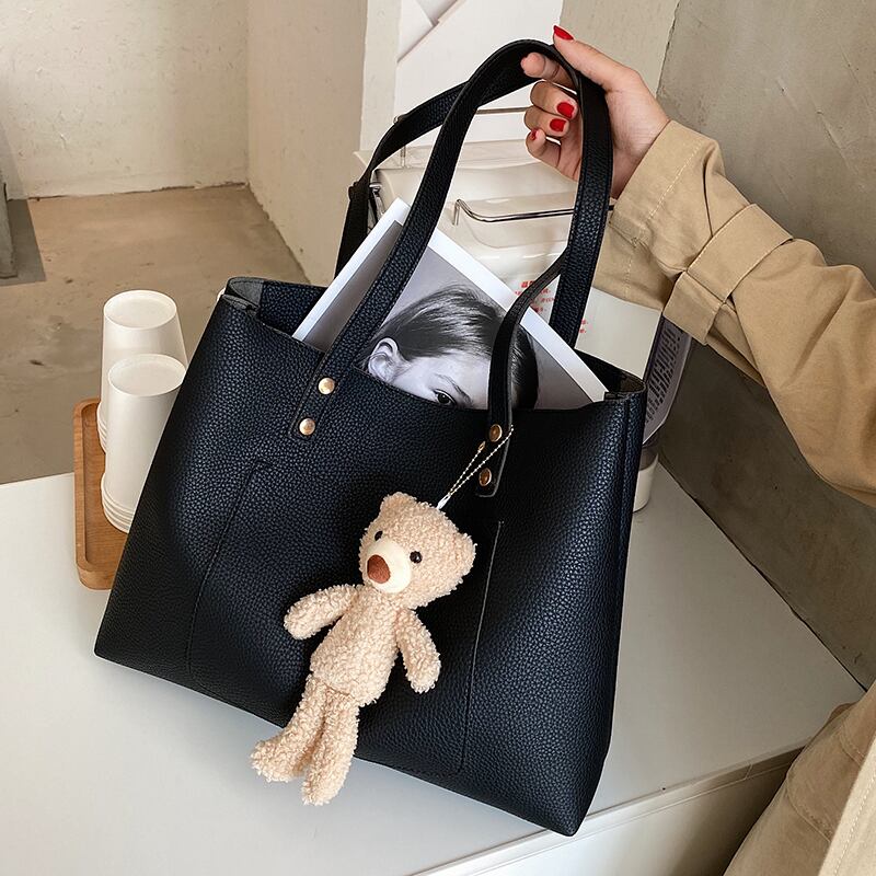 大容量ハンドバッグレディースバッグ2020新しい流行のファッション大学生clバッグネット赤いショルダーバッグポータブルトートバッグ Tiancai_Wing_Bag2610074340