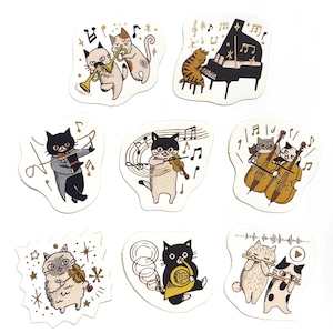 きらぴかフレークシール Meowphonic Orchestra