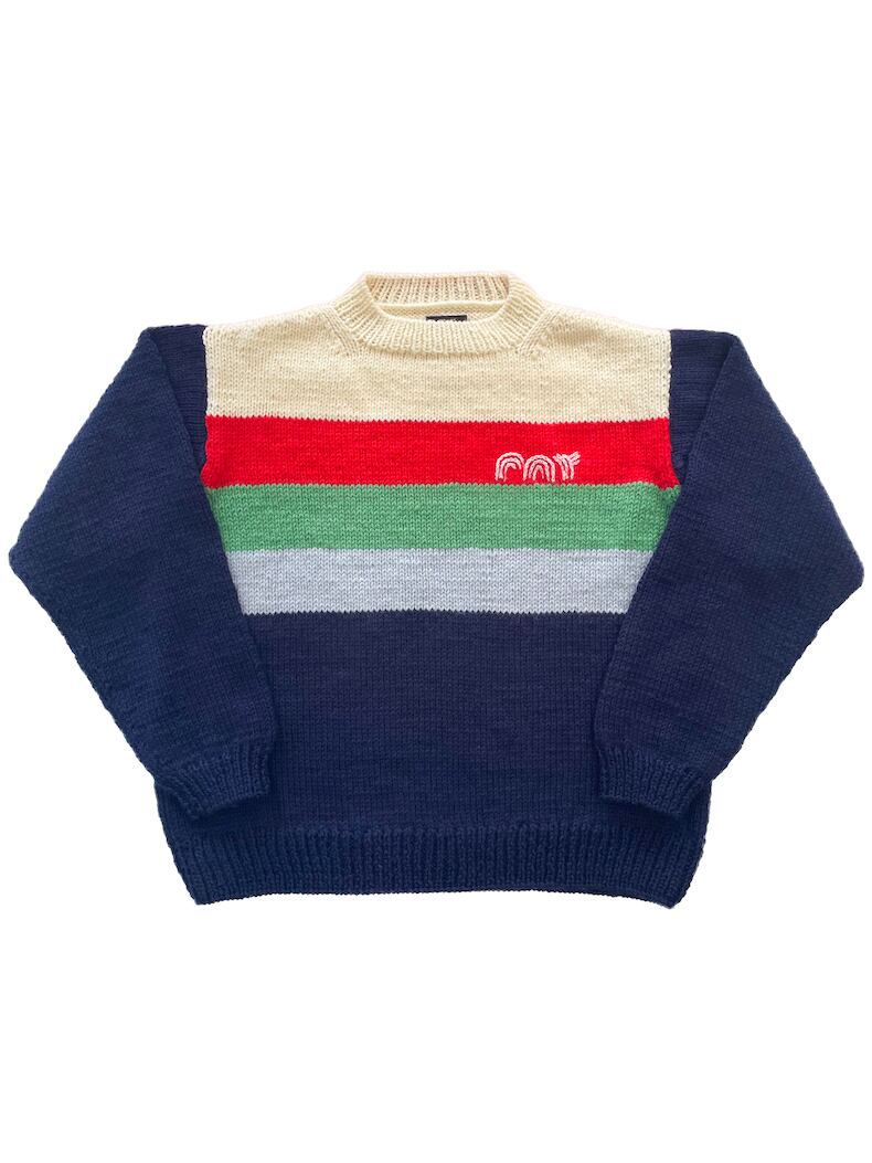 warenfaus Plaid magazine shoulder / Sky