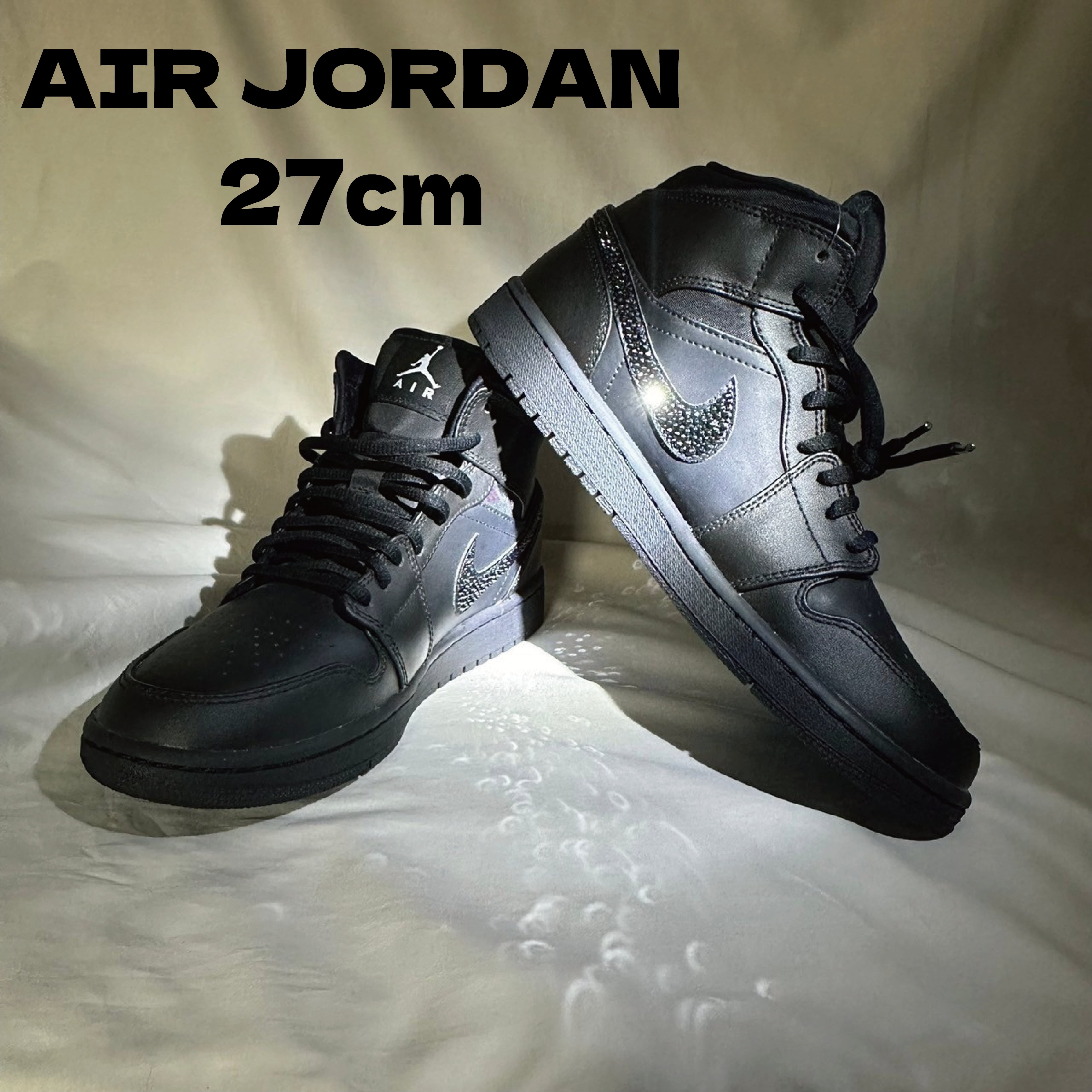 Air Jordan ハイカット シューズ AIR JORDAN NIKE ナイキ シューズ 靴 ハイカット ブラック 27cm NIKE