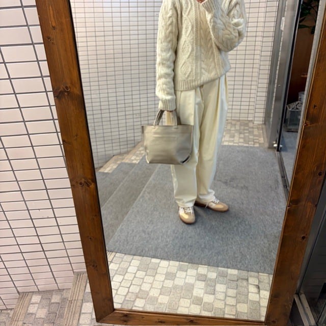 REN　ランチバッグS　ピンクベージュ