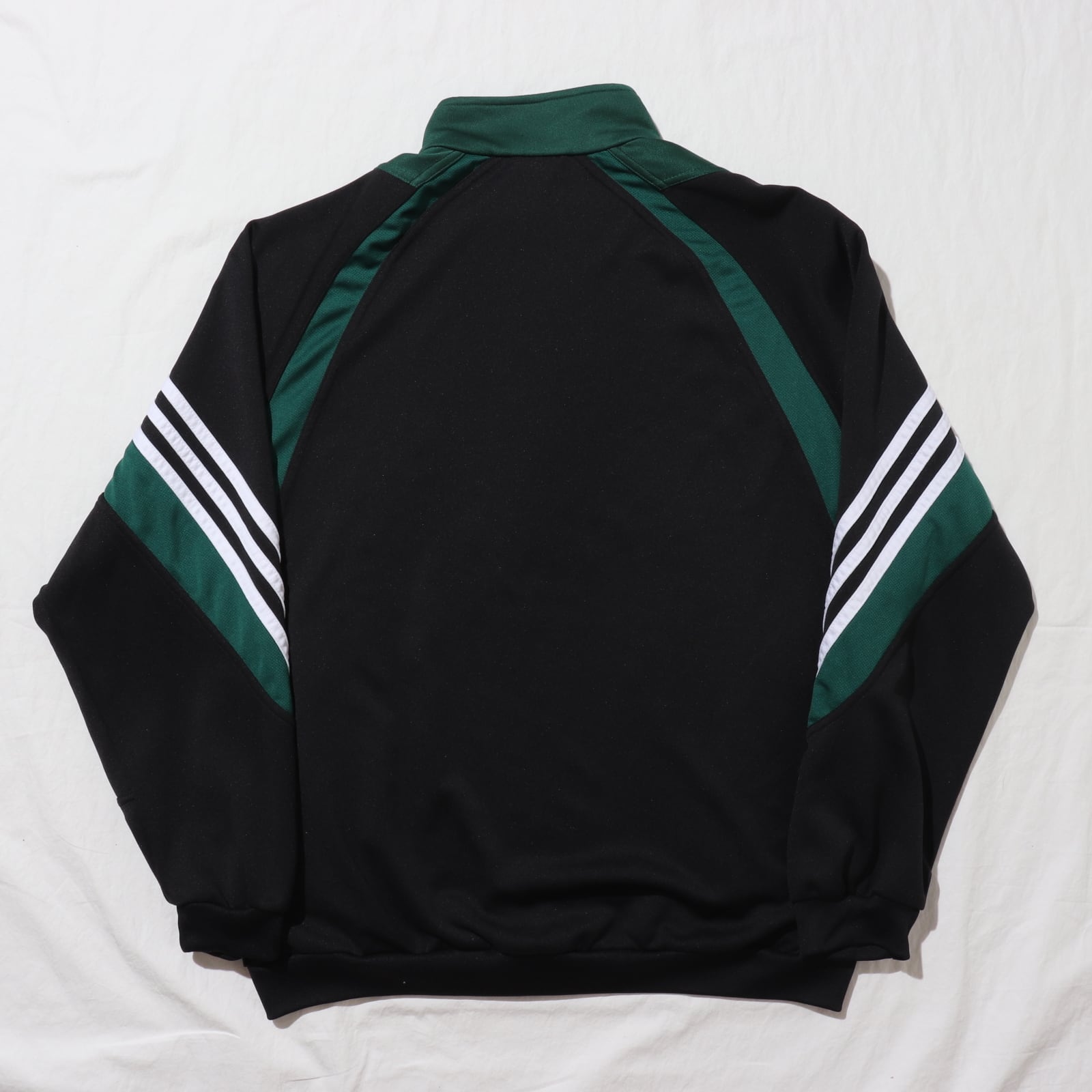 Adidas L トラックジャケット 三本線 緑 グリーン ジャージ アディダス  