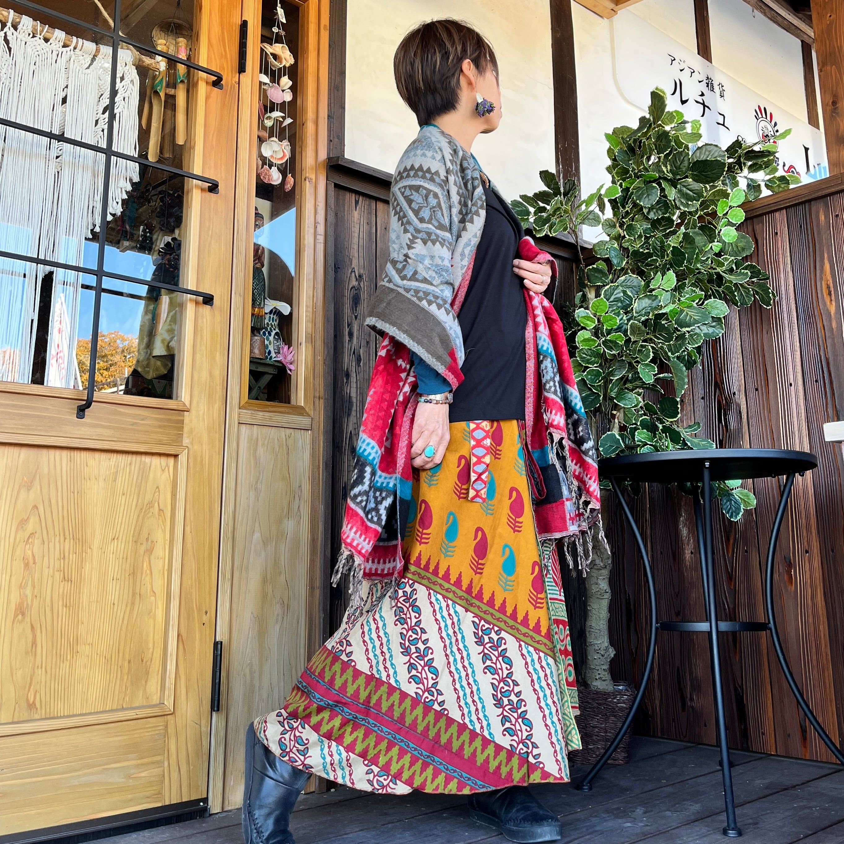 シルク巻きスカート2511 | アジアン雑貨ルチュ 