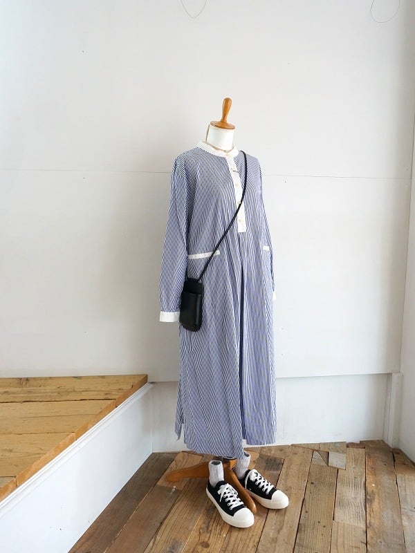 bulle de savon ブロード シャツワンピース | Fimpen+Nul