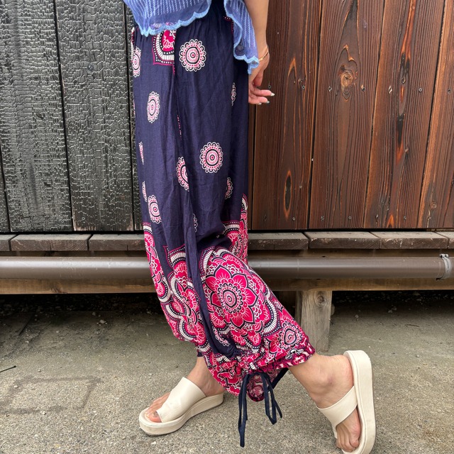 レーヨンバルーンアラジンパンツ