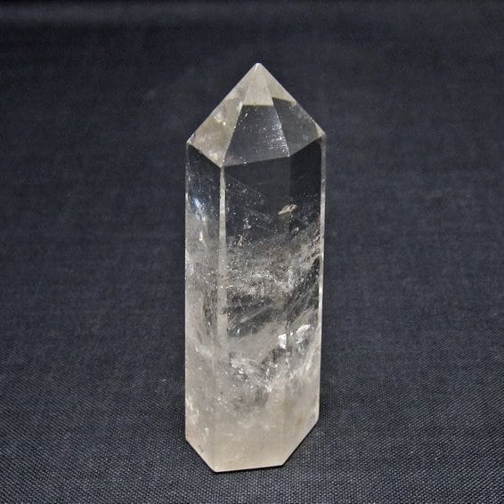 水晶 六角柱 ポイント 置物 一点物 142-11056