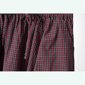【2pattern】丸みシルエットの赤チェック柄スカート 《i0672》