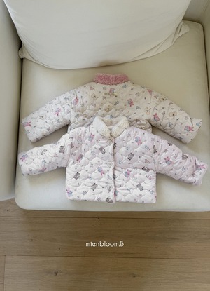 mien bloom B［取寄］bunny bear jacket 26winter