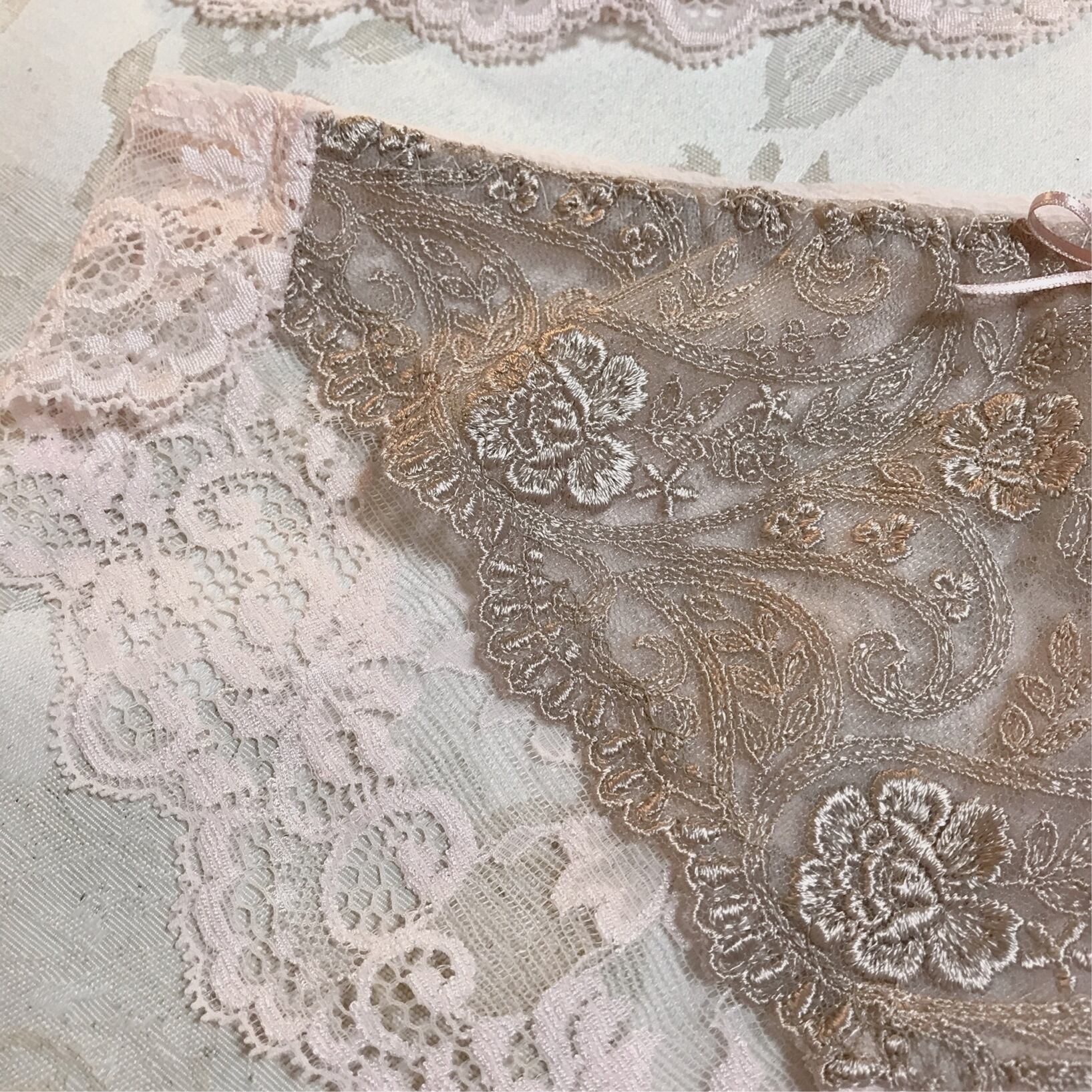 venus lace bra&panty