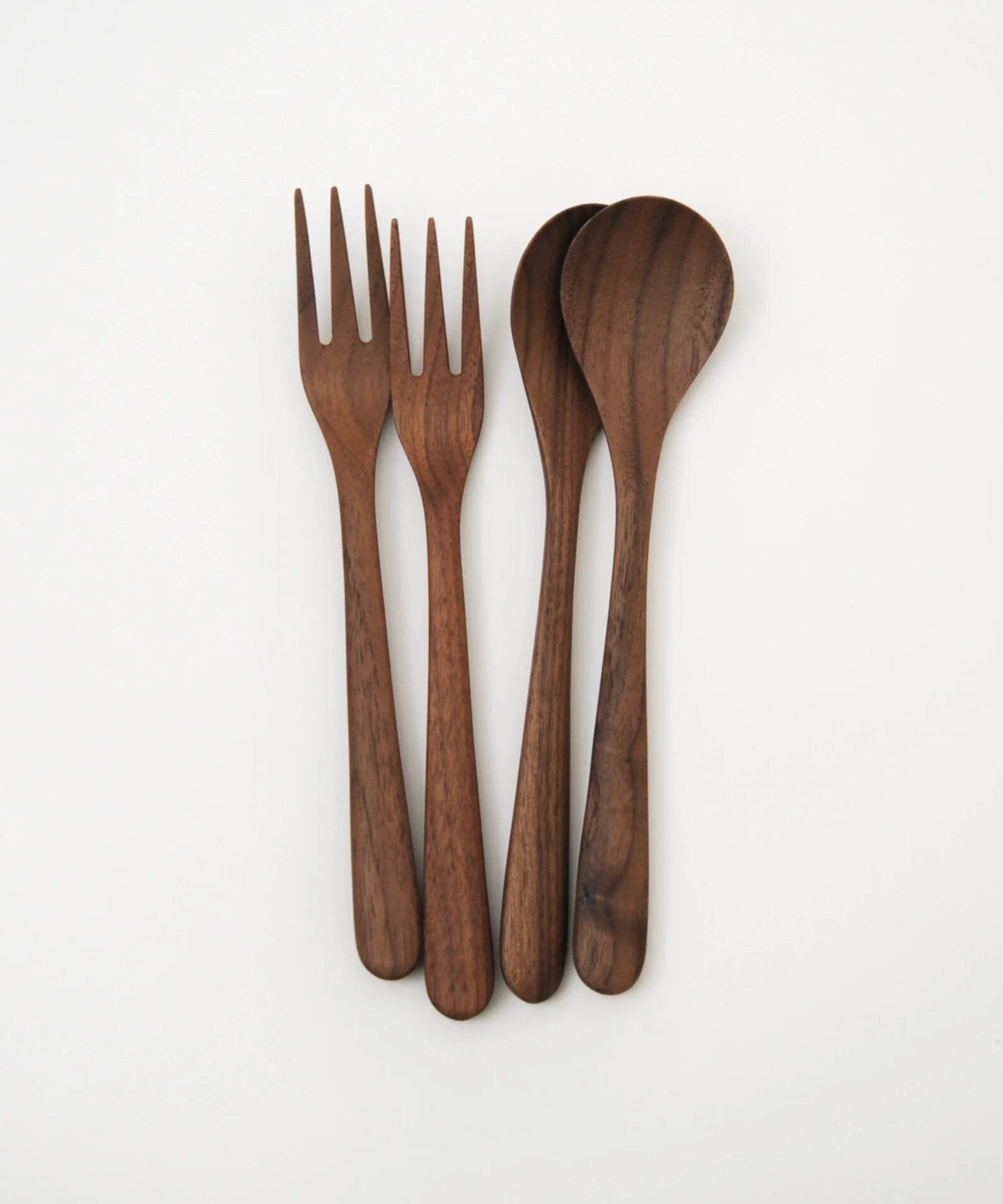 M-スプーン・フォーク (ウォールナット) / DOUBLE=DOUBLE FURNITURE