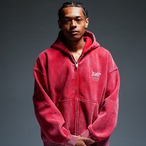 OG SMALL LOGO PIGMENT ZIP HOODIE