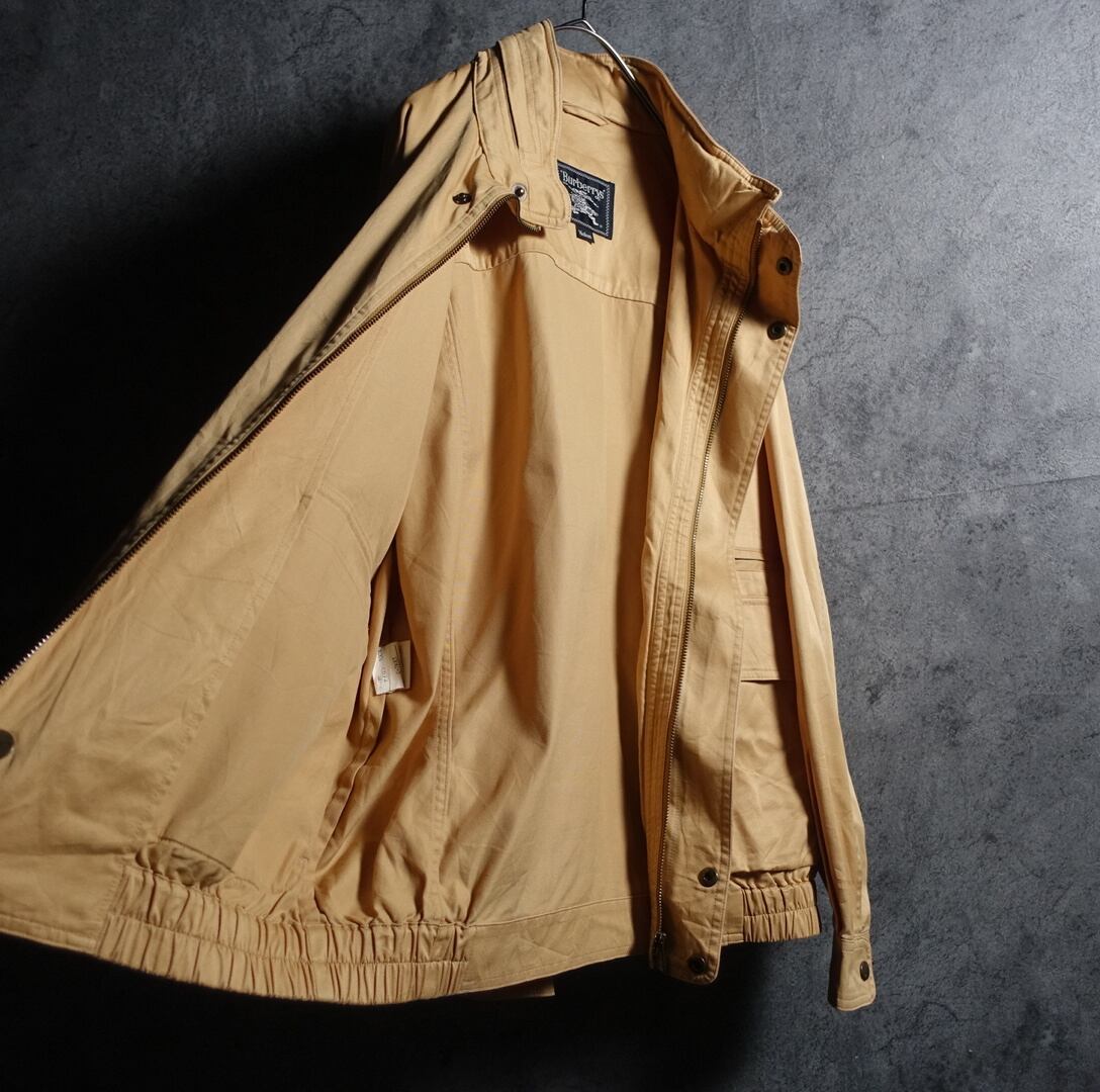 90s “Burberry” Yellow A-2 Type Desgin Zip Blouson | 古着屋 FORCE