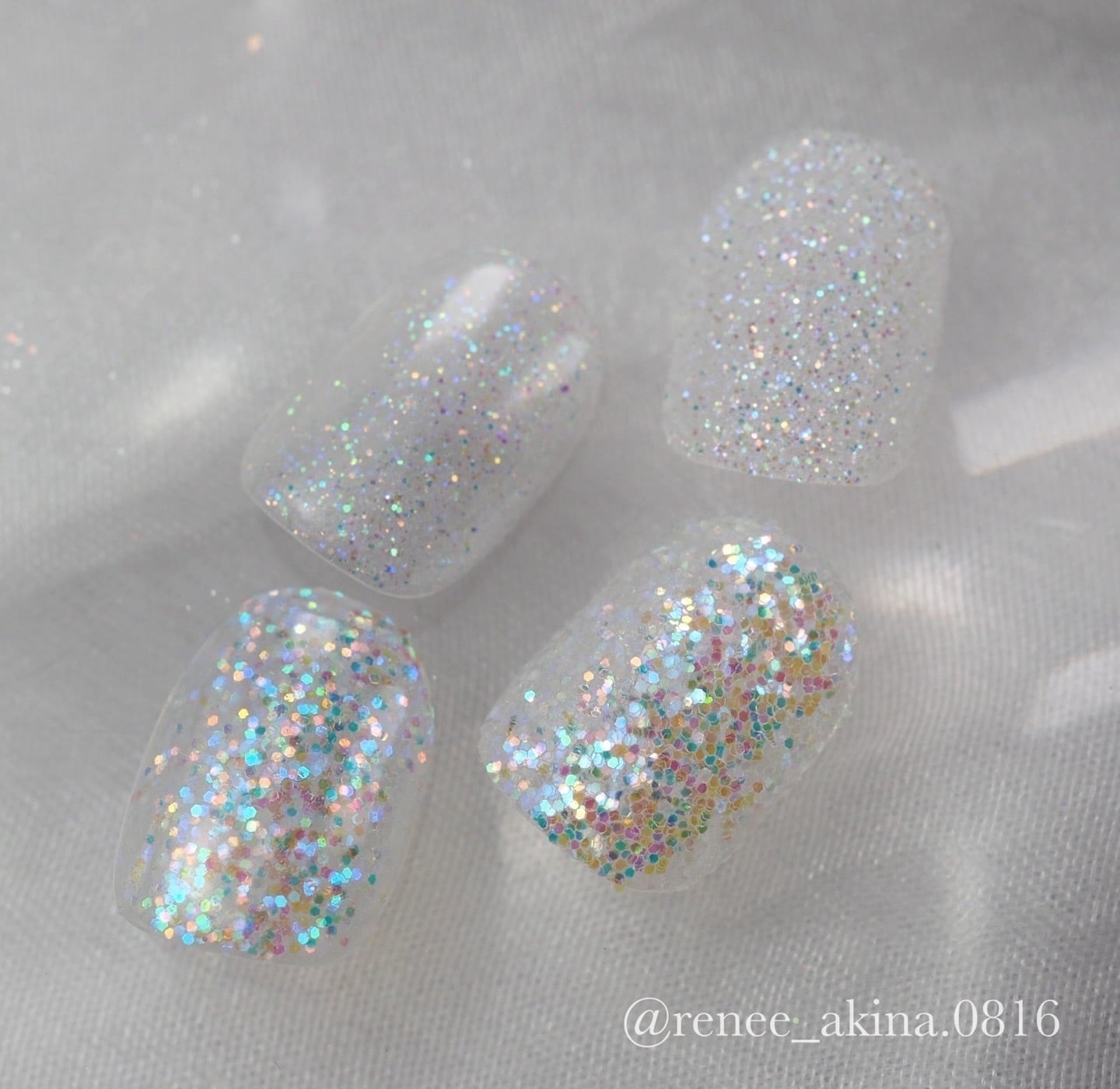 G978 Aurora sugar glitter（0.1㎜×0.2㎜mix） | atelier NOVEL