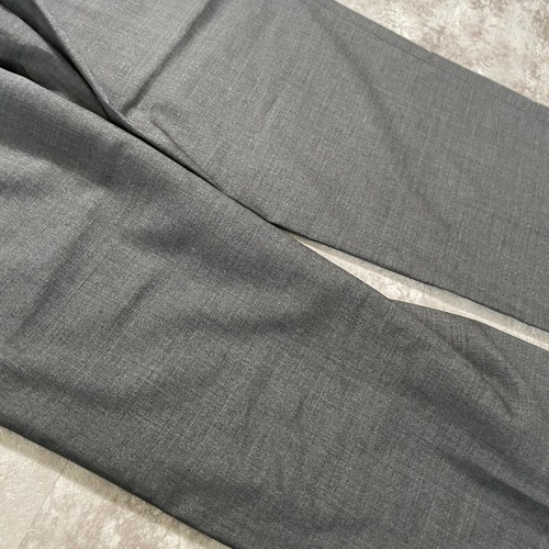 90s ARMANI COLLEZIONI wool black slacks 詳細写真15
