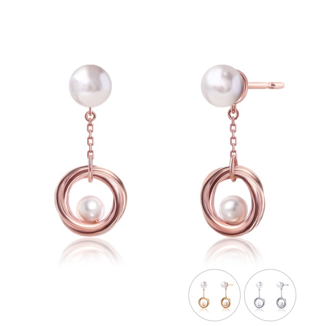 マーリンパールドロップ ピアス