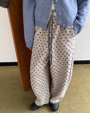 Fuzzy Heart Dot Pants 504051