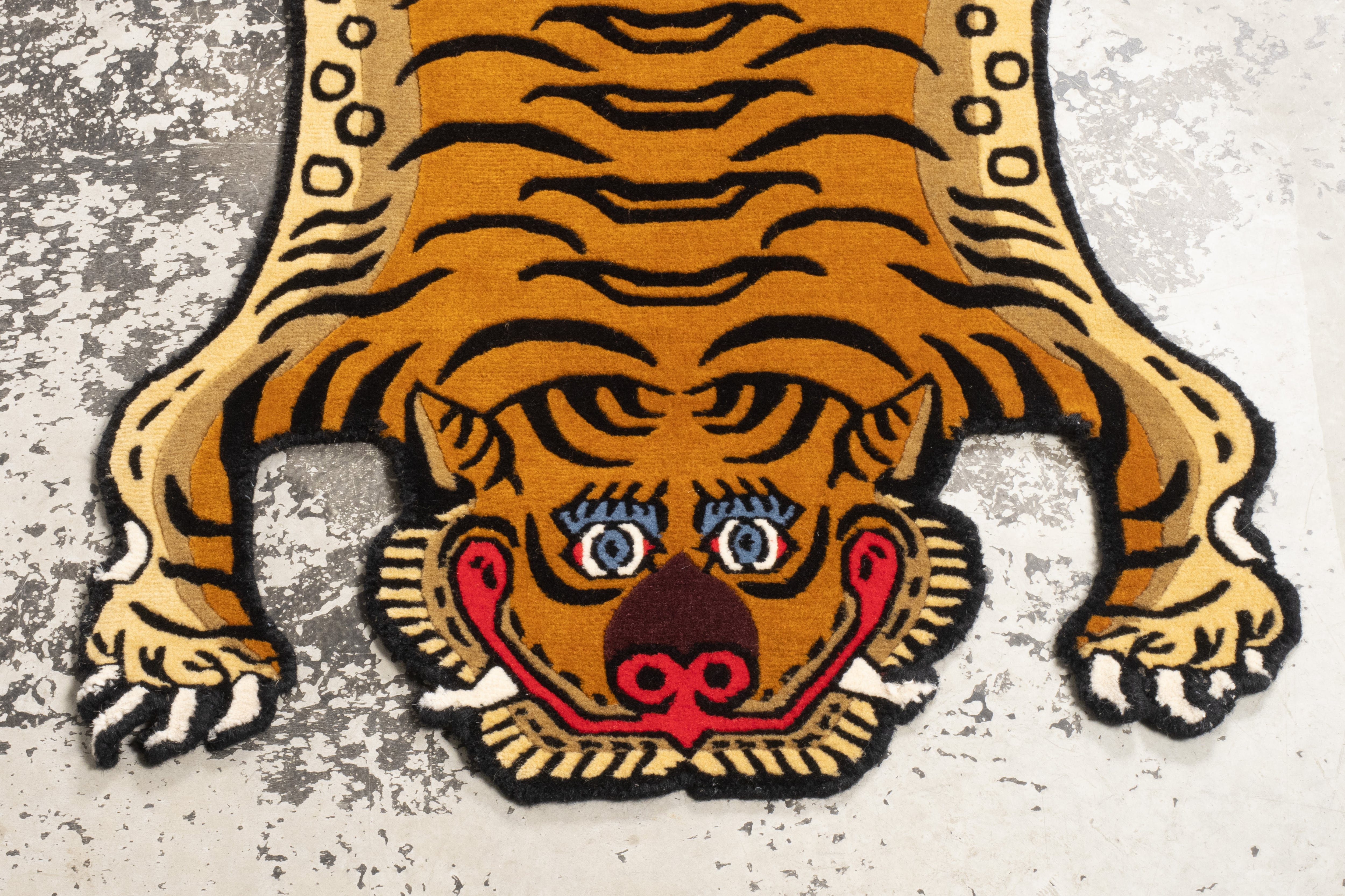 Tibetan Tiger Rug 《Sサイズ•ウール156》チベタンタイガーラグ