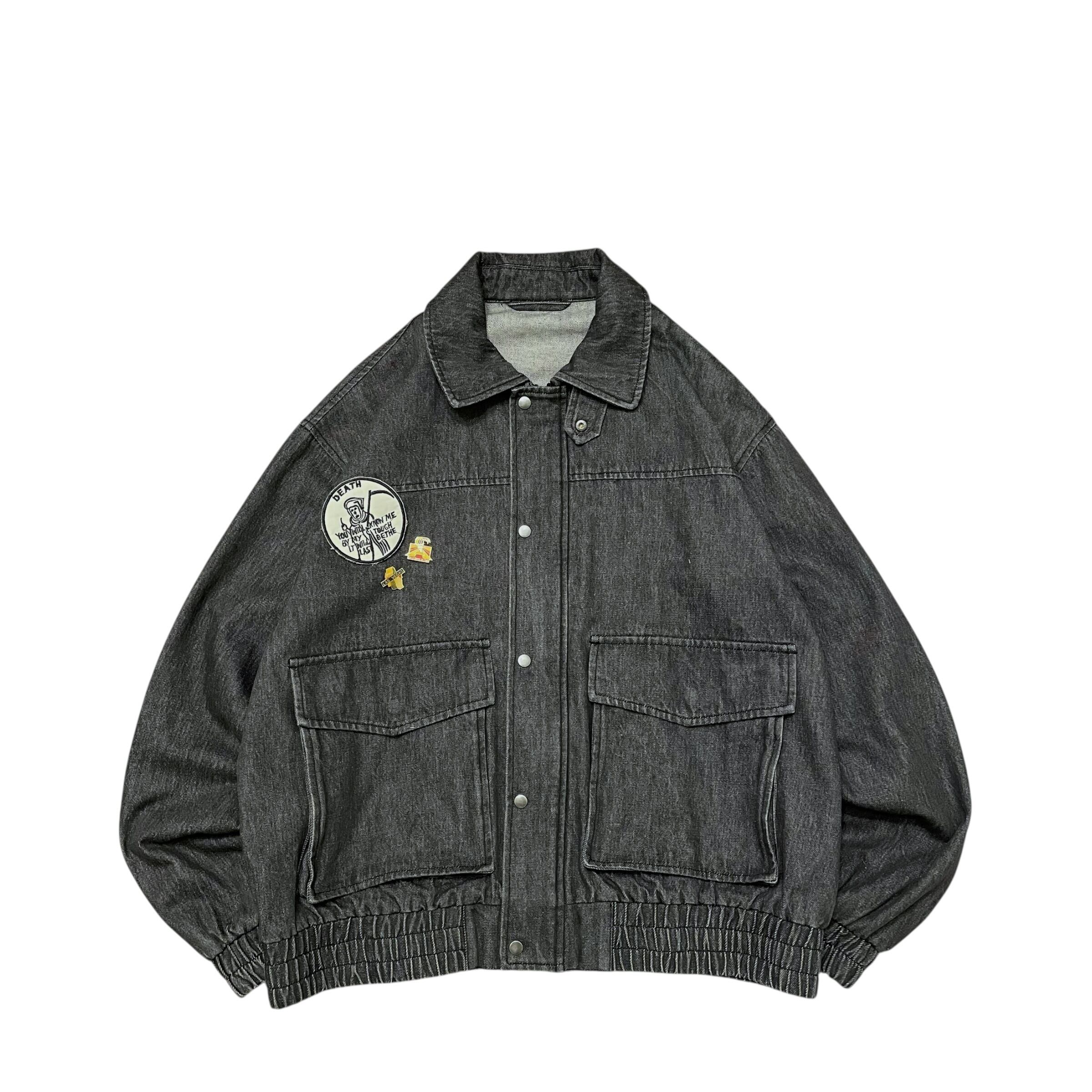 KARL KANI” BLACK DENIM JACKET カールカナイ ブラックデニム