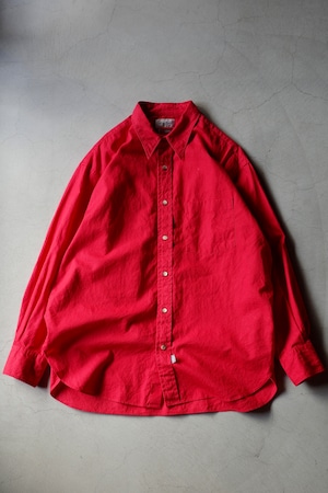 Marvin Pontiak shirt makers【3 Button Regular Collar SH  -Red-】