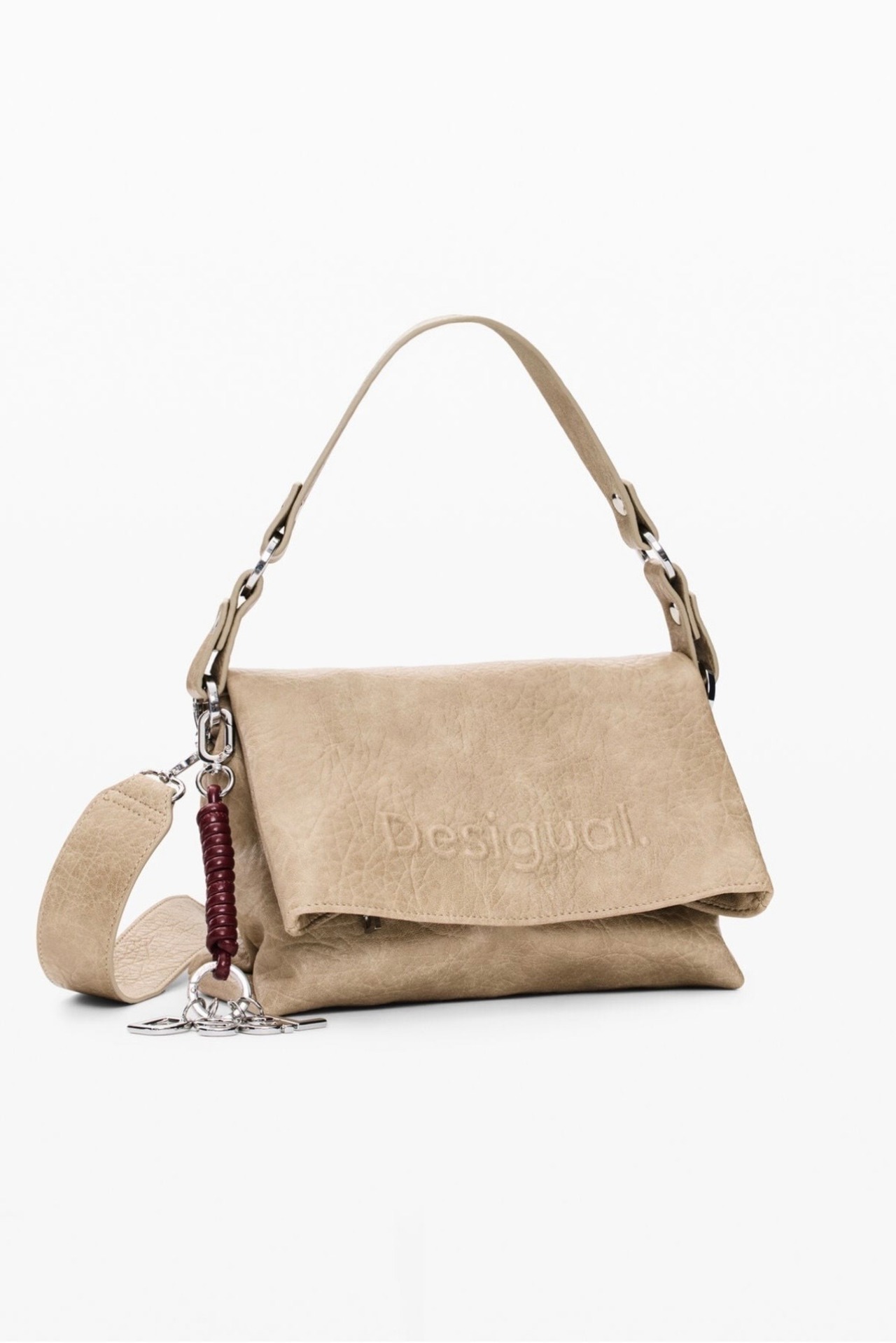 【Desigual】レザータッチミディアムバッグ