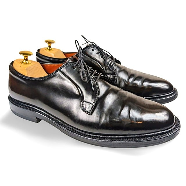 ★定価22万円・極上品★ オールデン 9901 コードバン プレーントゥ バリーラスト ブラック サイズ9.5D