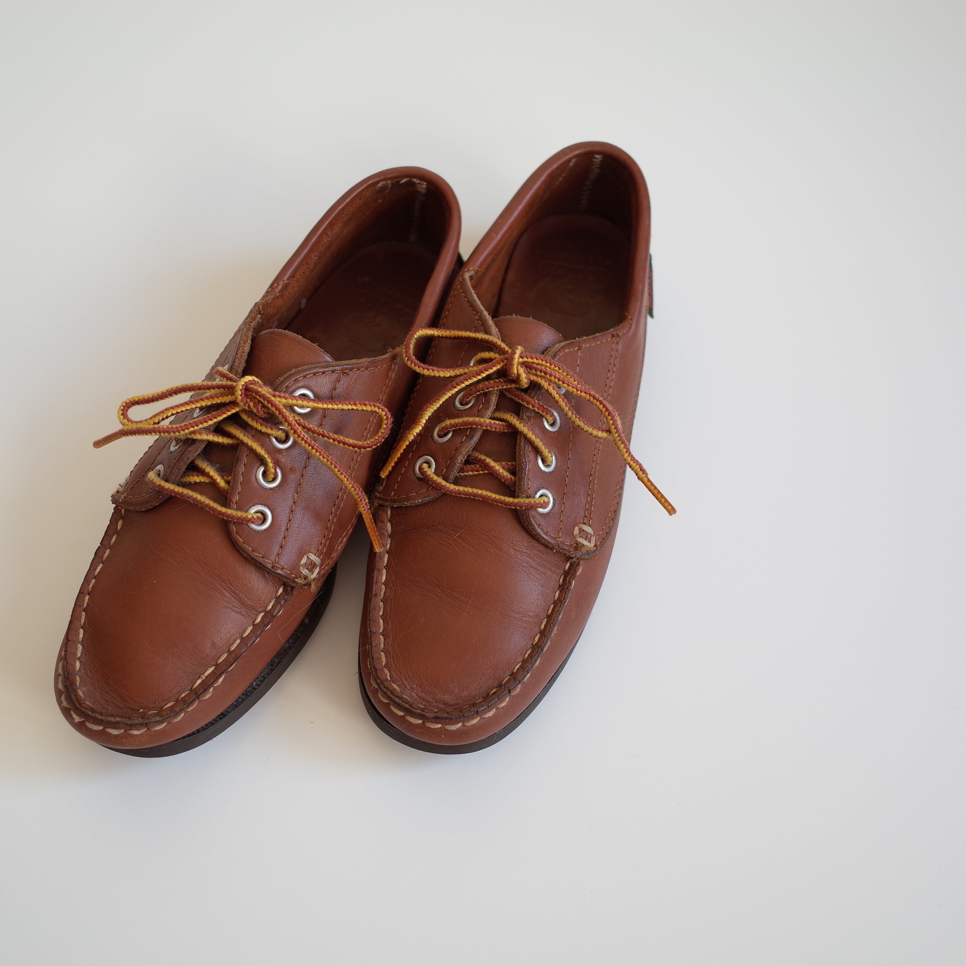 G.H.BASS leather deck shoes | select zakka & vintage clothing port.