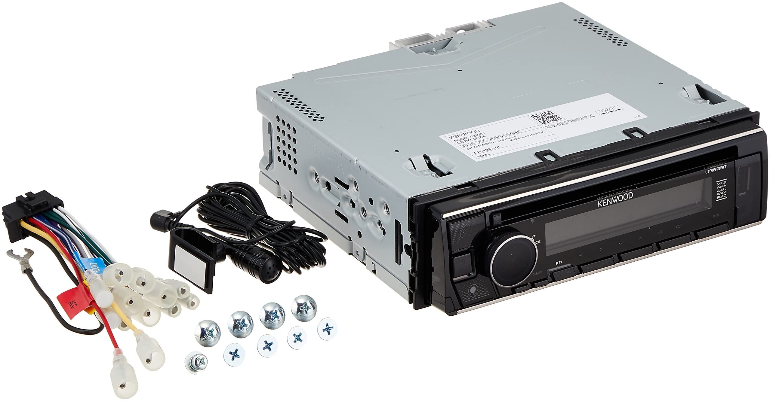 JVC 車用品・バイク用品 KENWOOD ケンウッド U382BT CD/USB/iPod