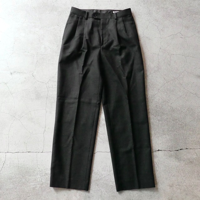 22AW AURALEE BLUEFACED WOOL DOBBY STRIPE SLACKS | safarionline