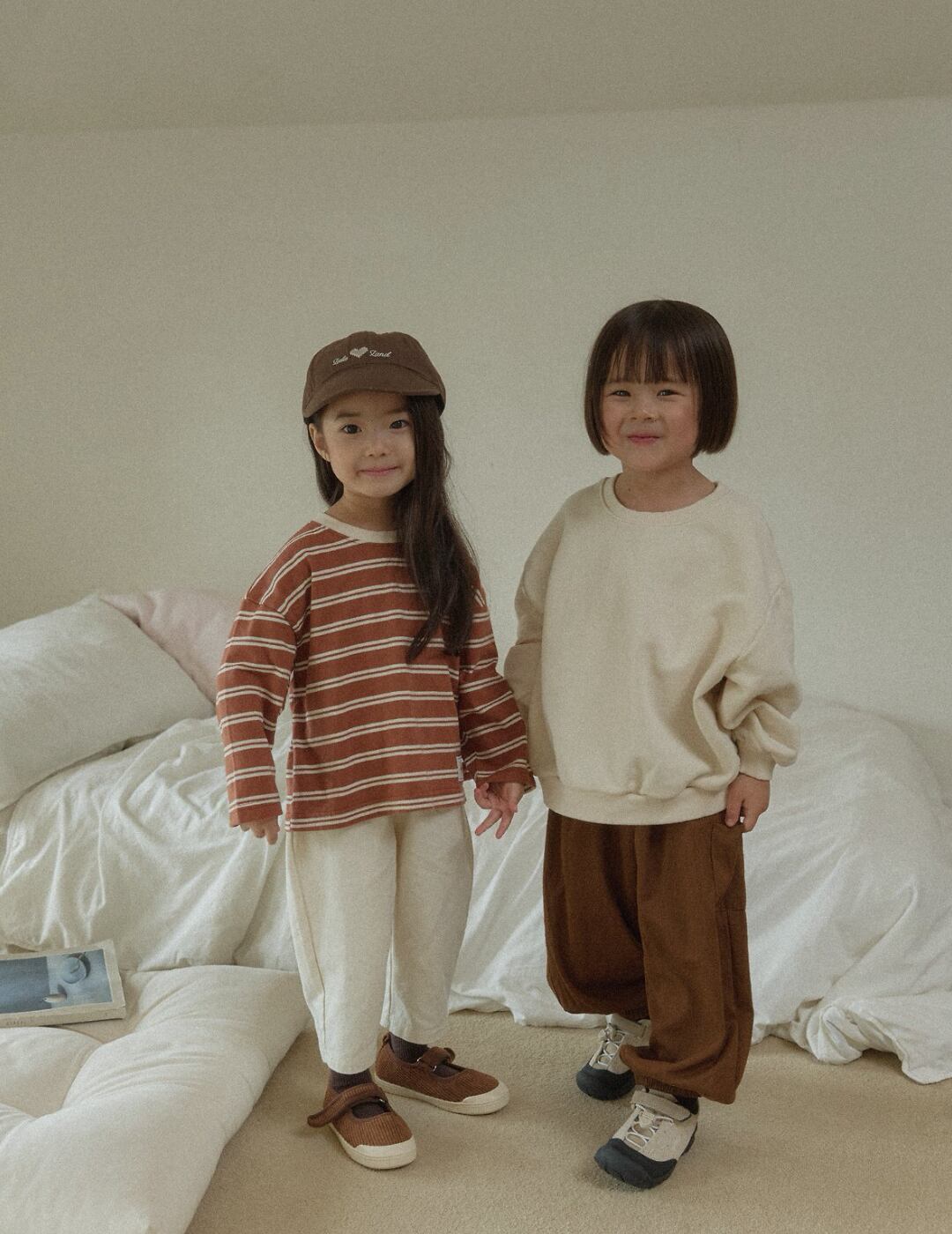 送料無料【予約】/ kids ベーシック綿パンツ /lalaland