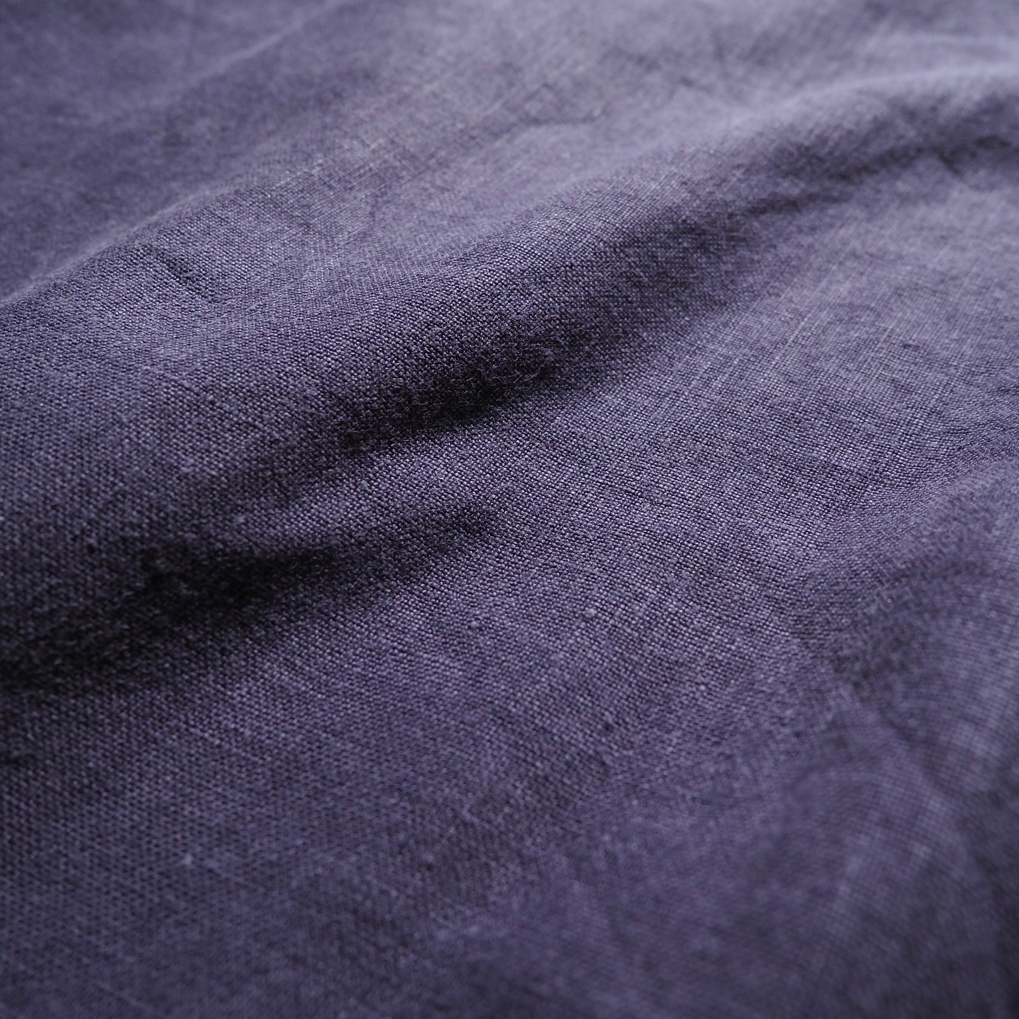 1990s Beautiful Light purple color hand dyed loose silhouette linen jacket