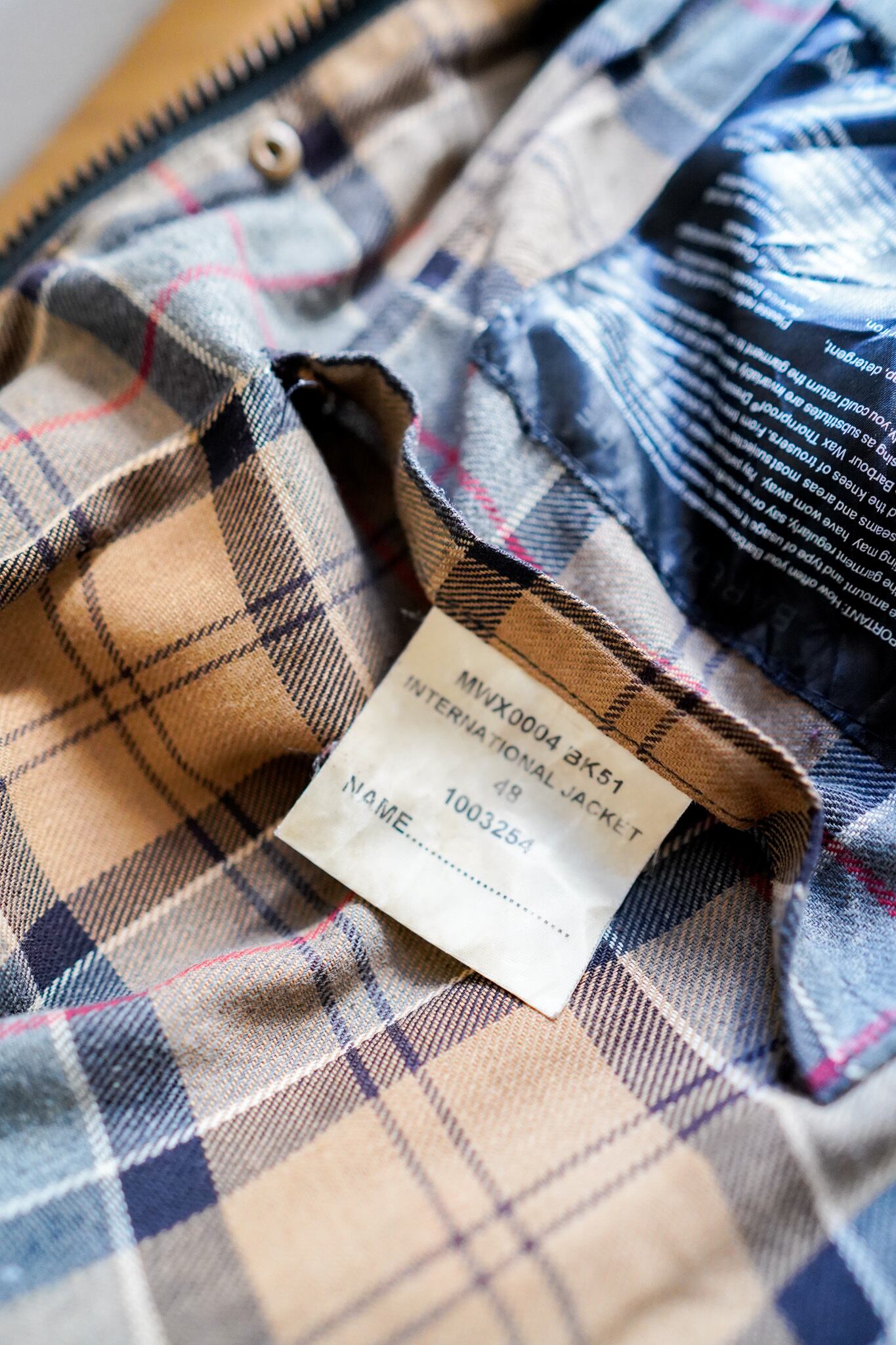 バブアー リネン インターナショナル ビンテージ 古着 00年代 バブアー Barbour INTERNATIONAL インターナショナル 3