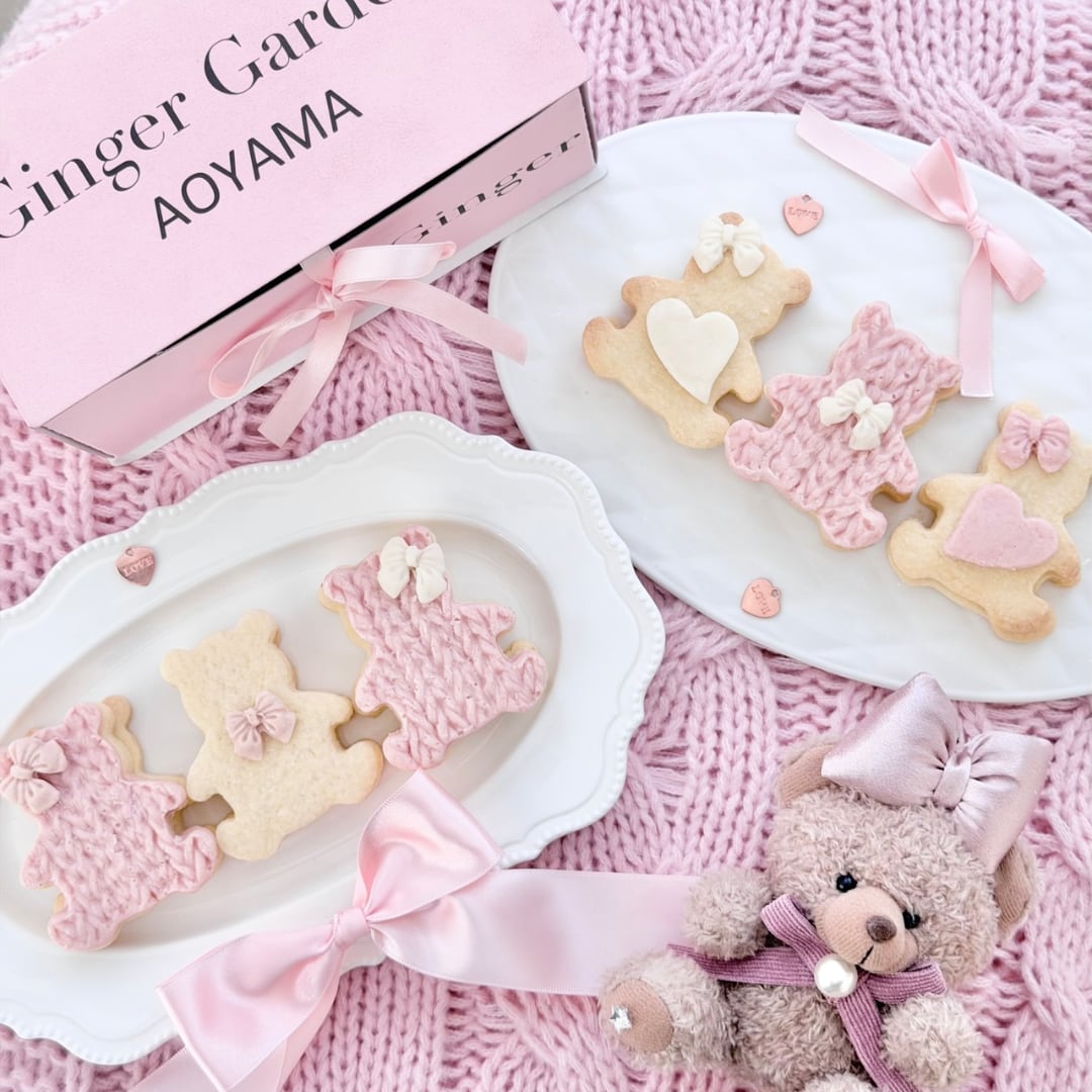 テディジンジャークッキー6個BOX【テディジンジャーぬい付き♡】