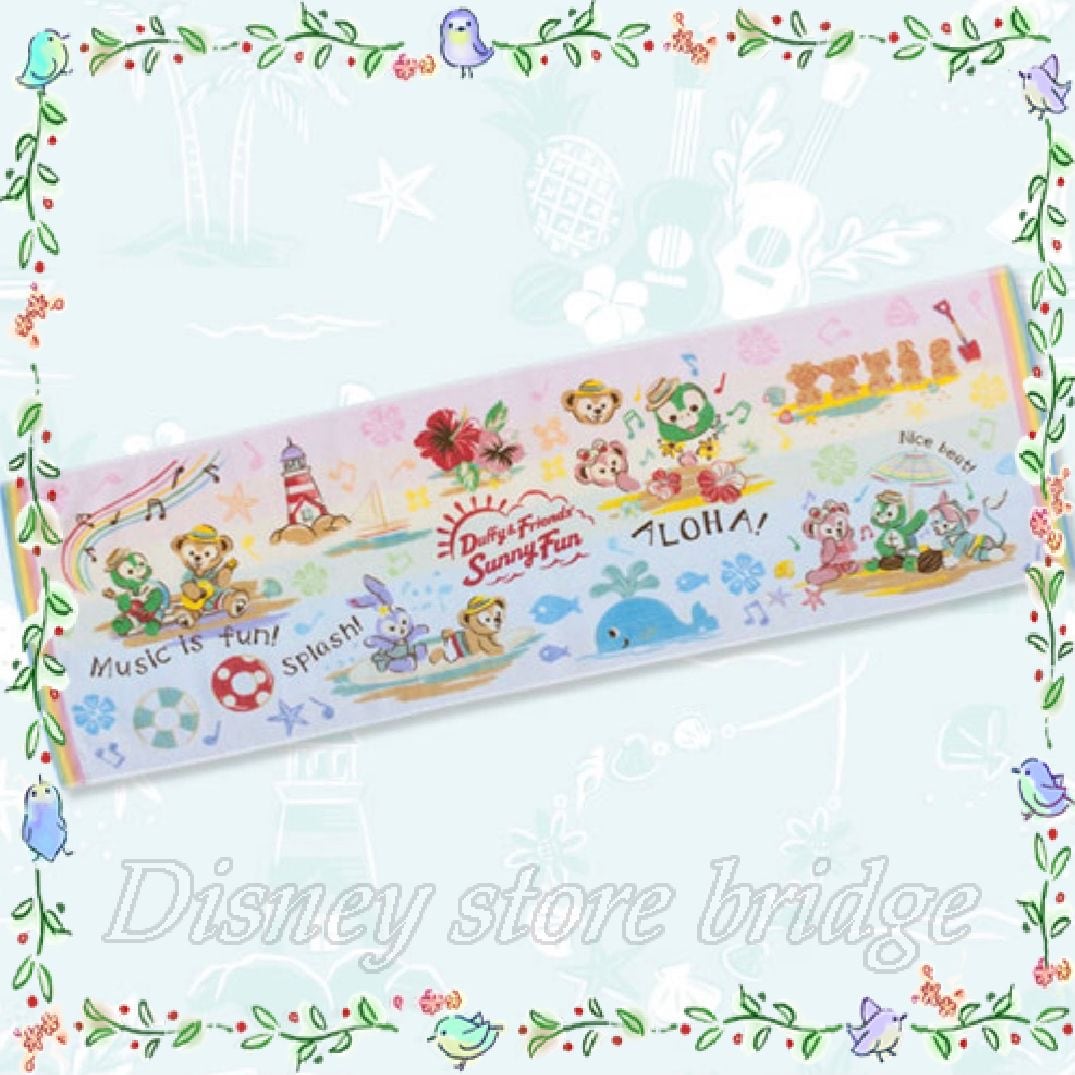 ロングフェイスタオル ダッフィー サニーファン ダッフィー&フレンズ ディズニーシー 公式 ダッフィー サニーファン2021 グッズ 夏のイベント