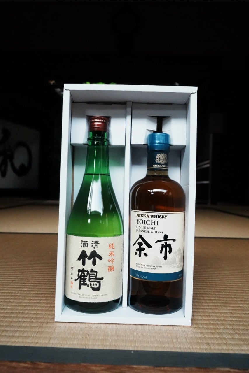 余市 竹鶴 贈答セット お中元・プレゼント用】竹鶴・余市セット（酒・ウイスキー）【のし