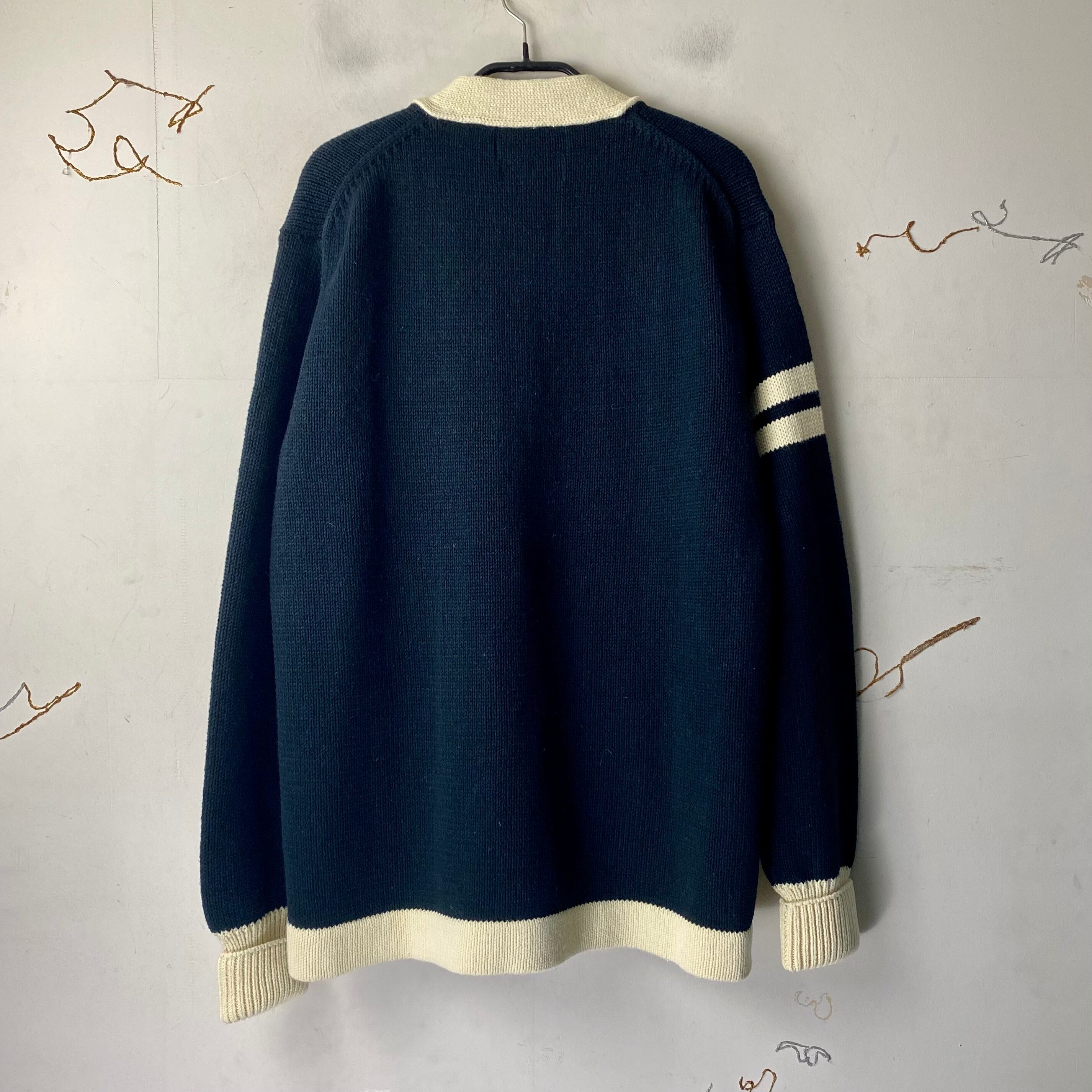 POLO by RALPH LAUREN low gauge lettered cardigan “wing-foot 
