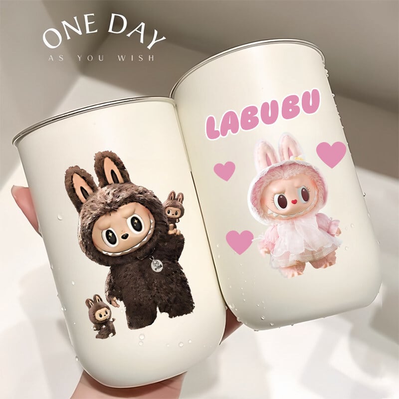 【SUS304 食品用】The monsters 可愛いうがいコップ 歯磨きカップ 300ml お揃いで使える親子・カップルにぴったり!癒しのデザイン