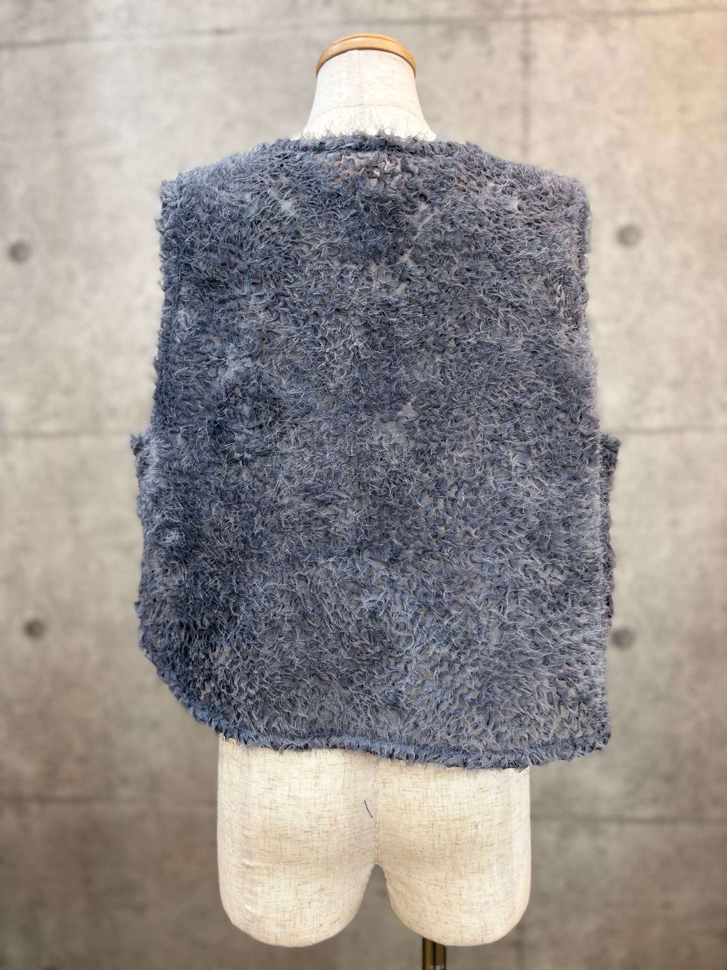 送料無料】NUS(ヌース) チュールショートベスト シアー 手洗い可能 510
