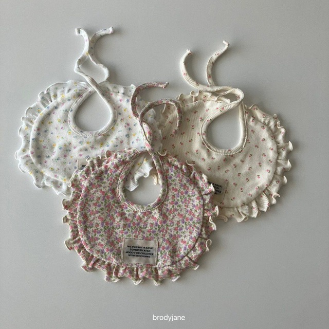 【取寄】brodyjane｜floral bib｜フローラルビブ｜FREE｜baby