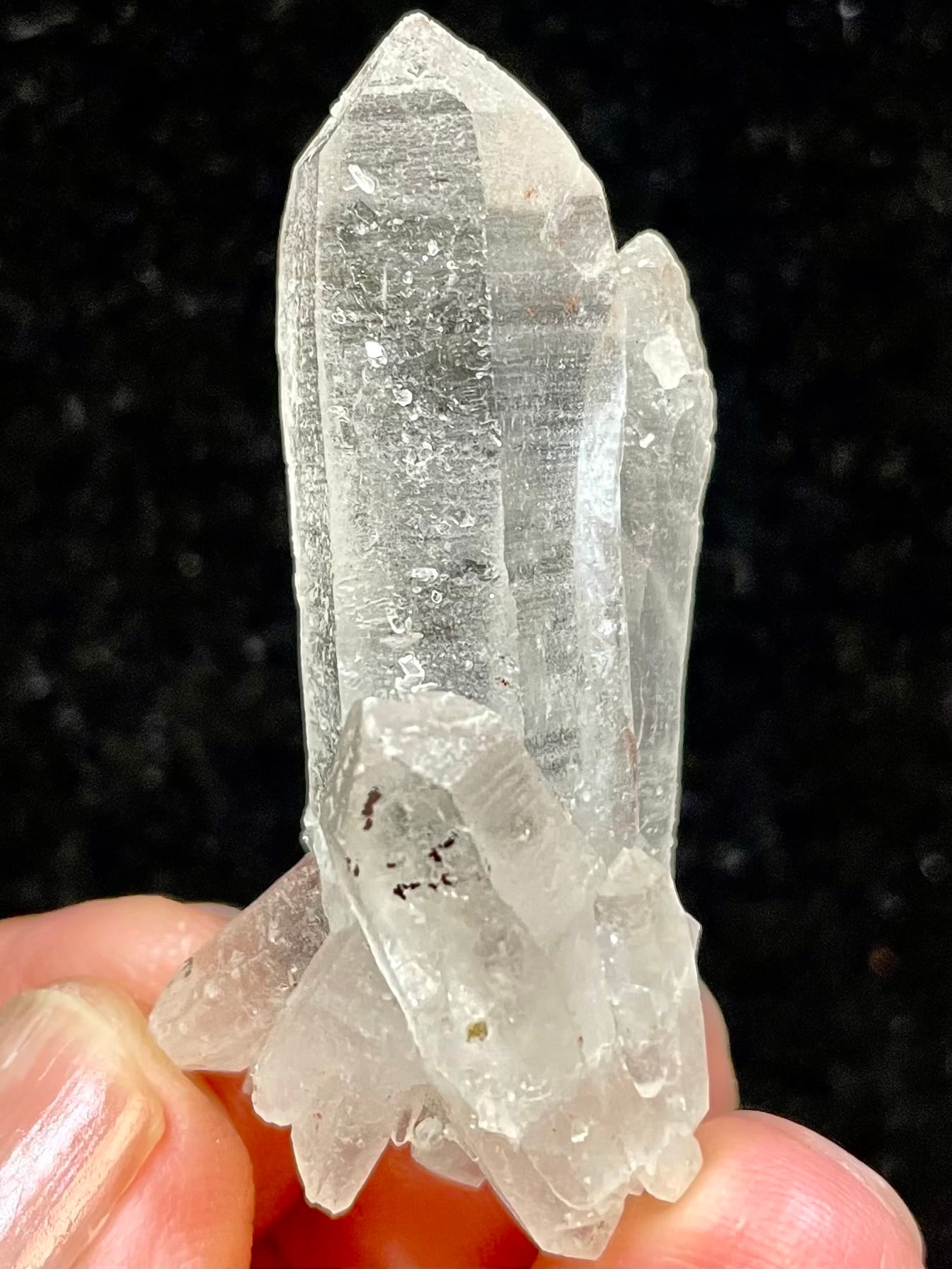 13) 妖精の石「トロレアイトinクオーツ」大型ポイント | レムリアの太陽