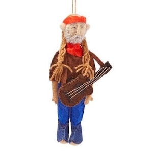 Felt Ornament　Willie Nelson