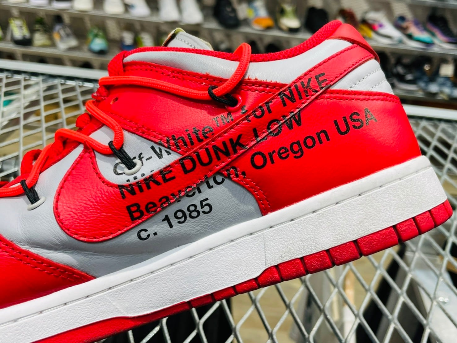 NIKE CT0856-600 Off-White Dunk Low University Red 29cm 6654 ...